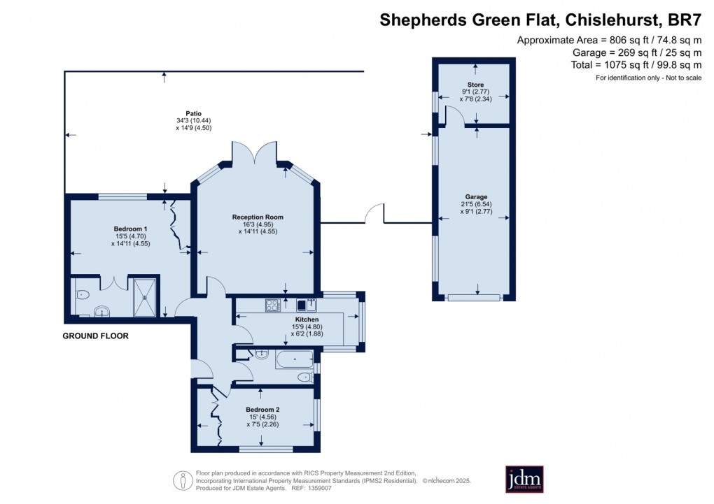 Floorplan for Shepherds Green, 4 Shepherds Green, Chislehurst, Kent