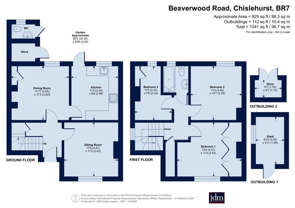 Floorplan for Chislehurst, Kent