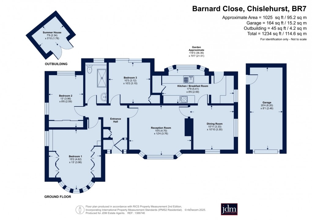 Floorplan for Chislehurst, Kent