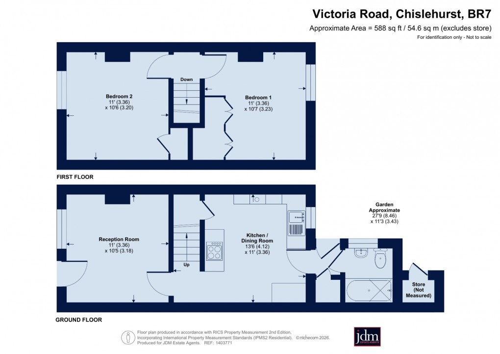 Floorplan for Chislehurst, Kent