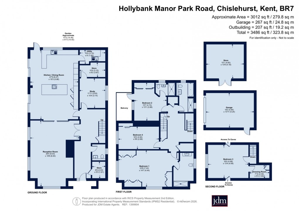 Floorplan for Chislehurst, Kent