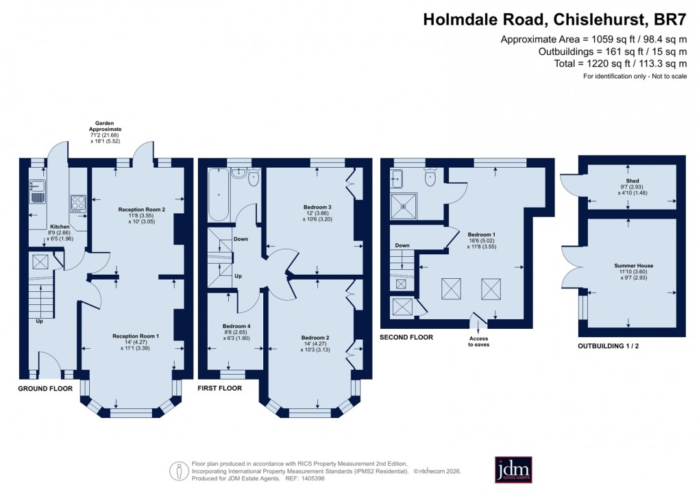 Floorplan for Chislehurst, Kent
