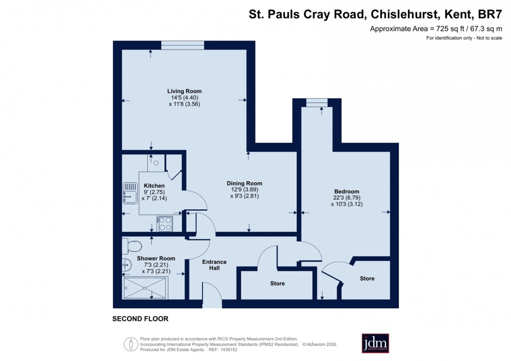Floorplan for Chislehurst, Kent