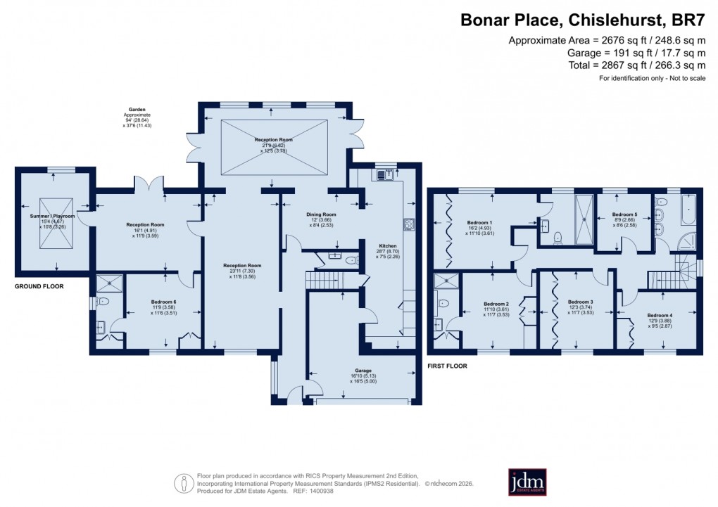 Floorplan for Chislehurst, Kent
