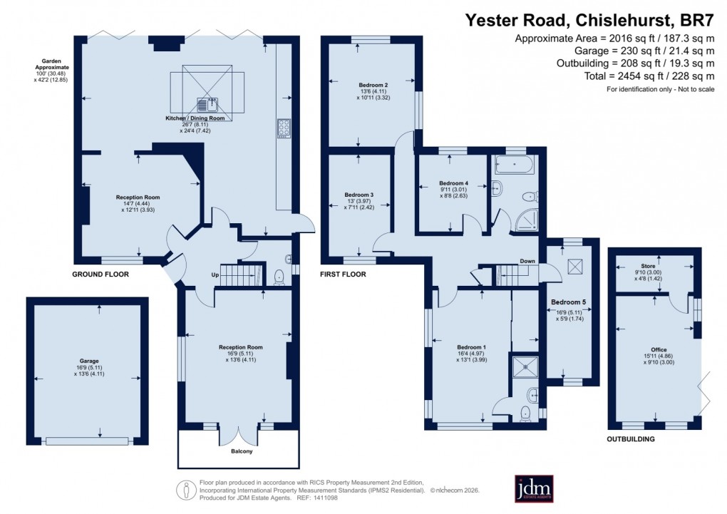 Floorplan for Chislehurst, Kent