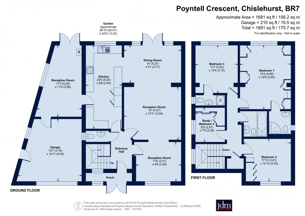 Floorplan for Chislehurst, Kent