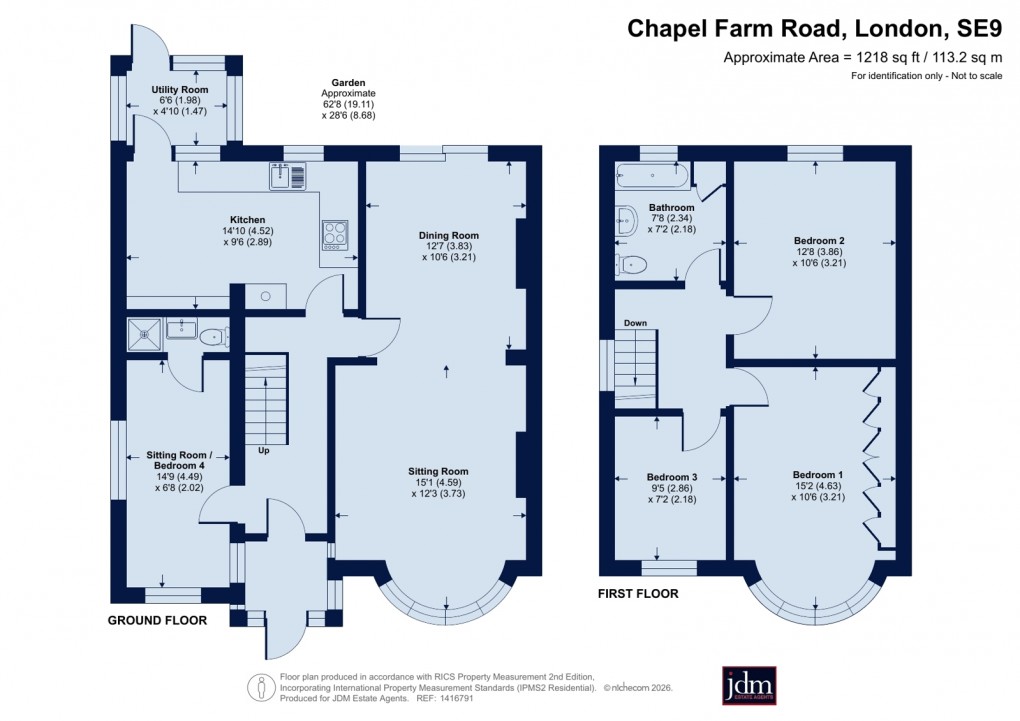 Floorplan for Mottingham, London