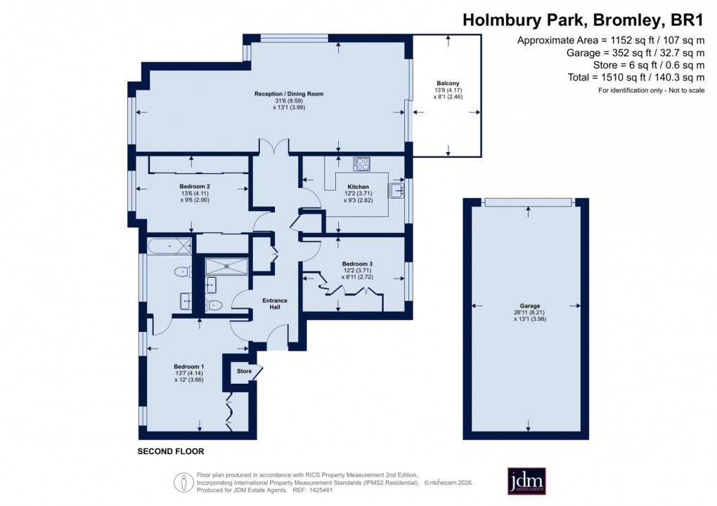 Floorplan for Bromley, Kent