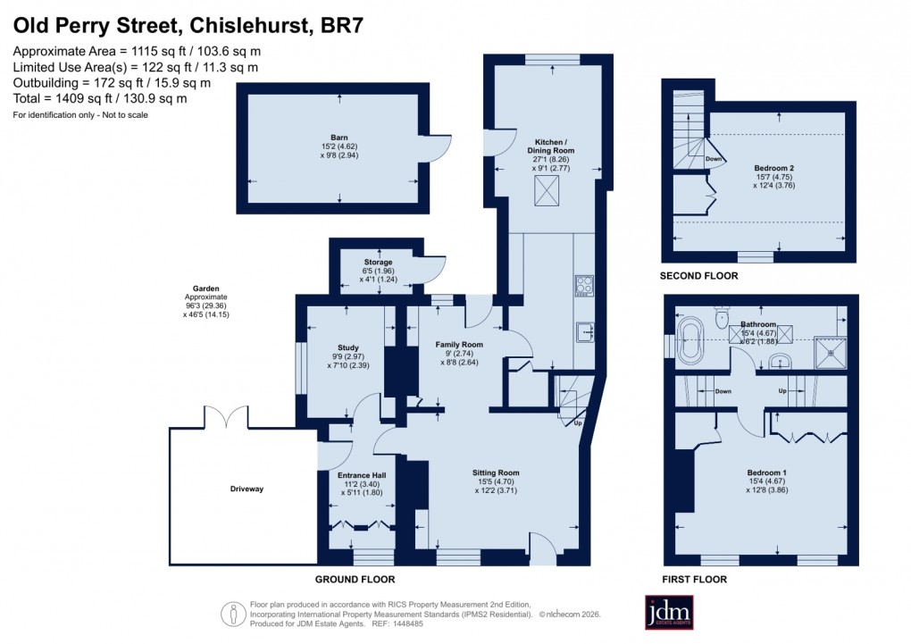 Floorplan for Chislehurst, Kent
