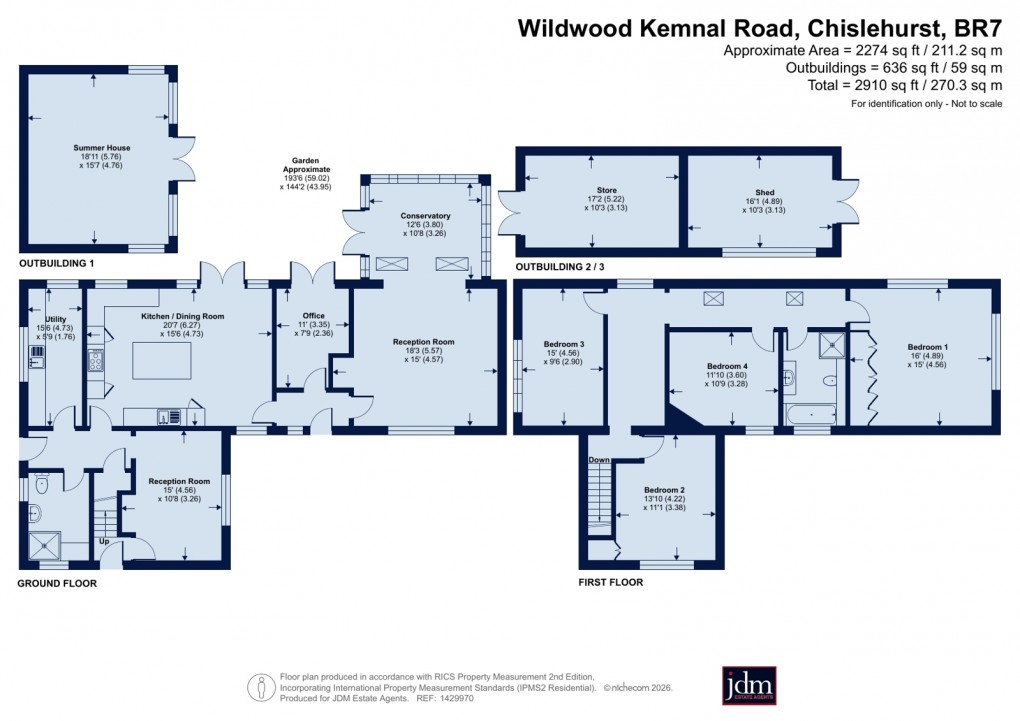 Floorplan for Chislehurst, Kent