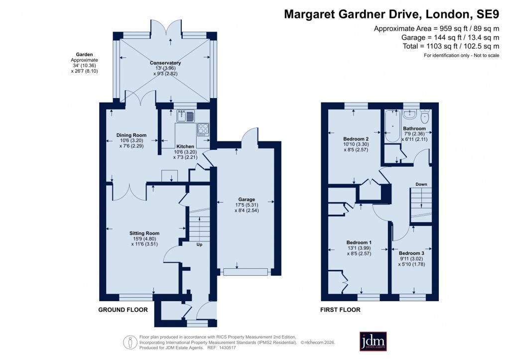 Floorplan for New Eltham, London