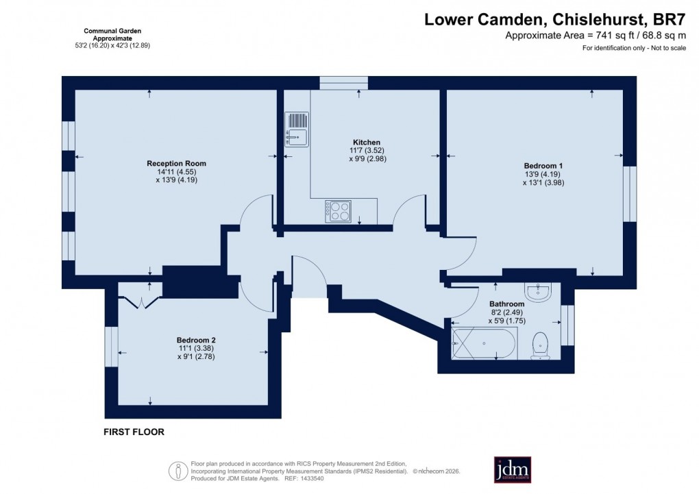 Floorplan for Chislehurst, Kent