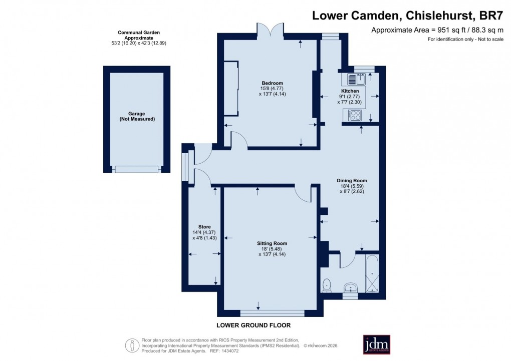 Floorplan for Chislehurst, Kent