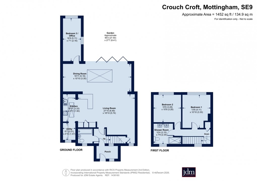 Floorplan for Mottingham, London