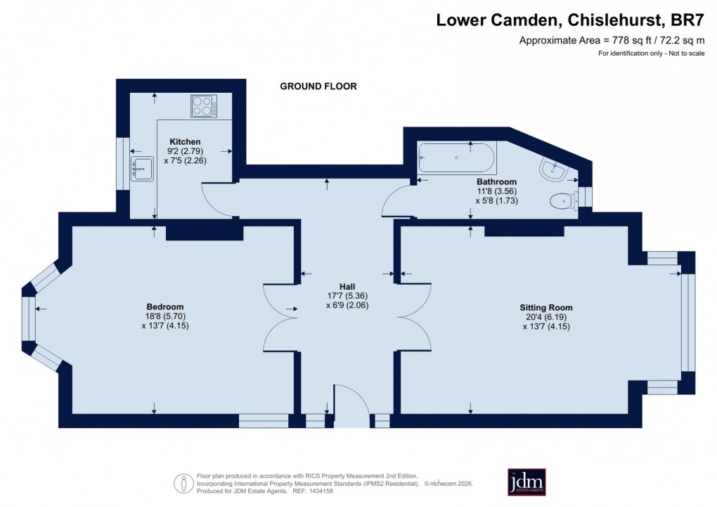 Floorplan for Chislehurst, Kent