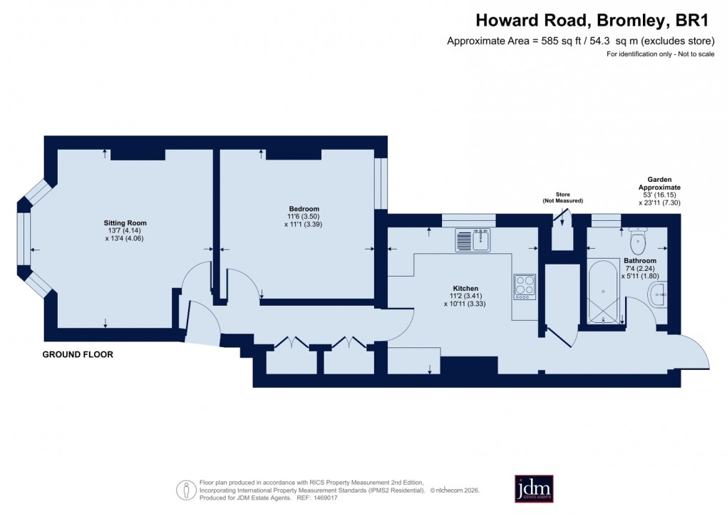 Floorplan for Bromley, Kent