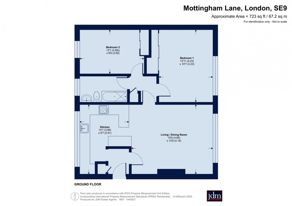 Floorplan for Mottingham Lane, London