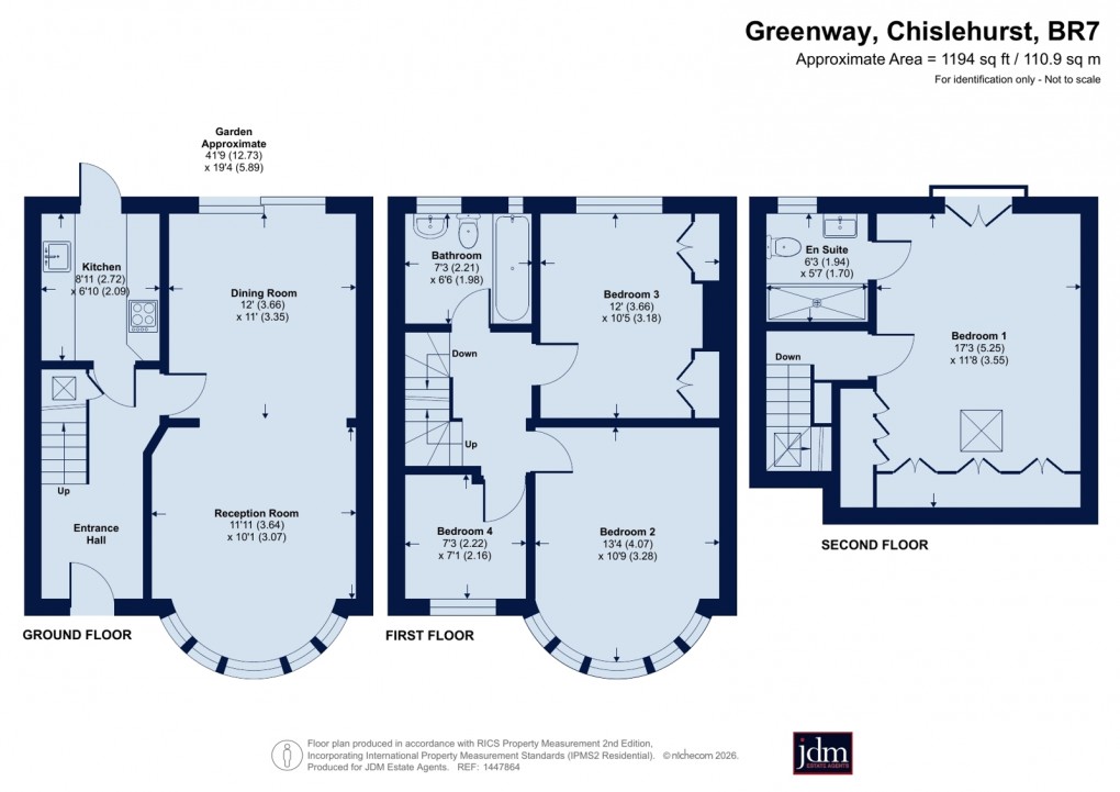 Floorplan for Chislehurst, Kent