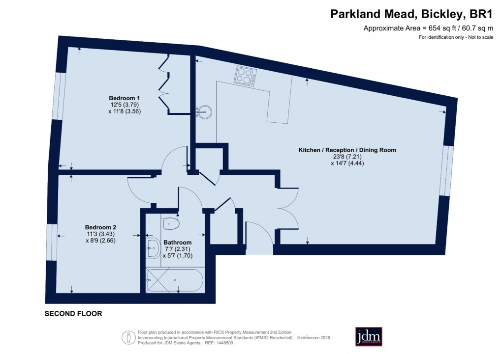 Floorplan for Bickley, Kent