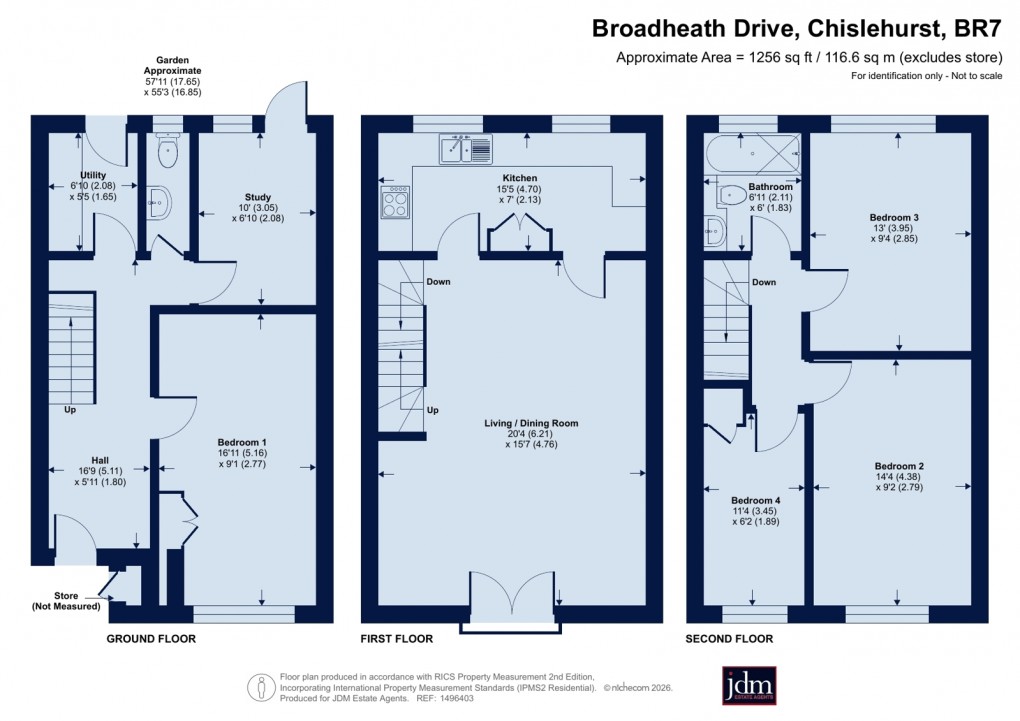 Floorplan for Chislehurst, Kent