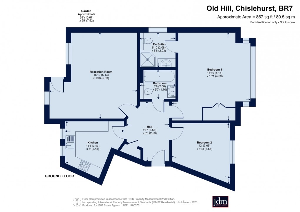 Floorplan for Chislehurst, Kent