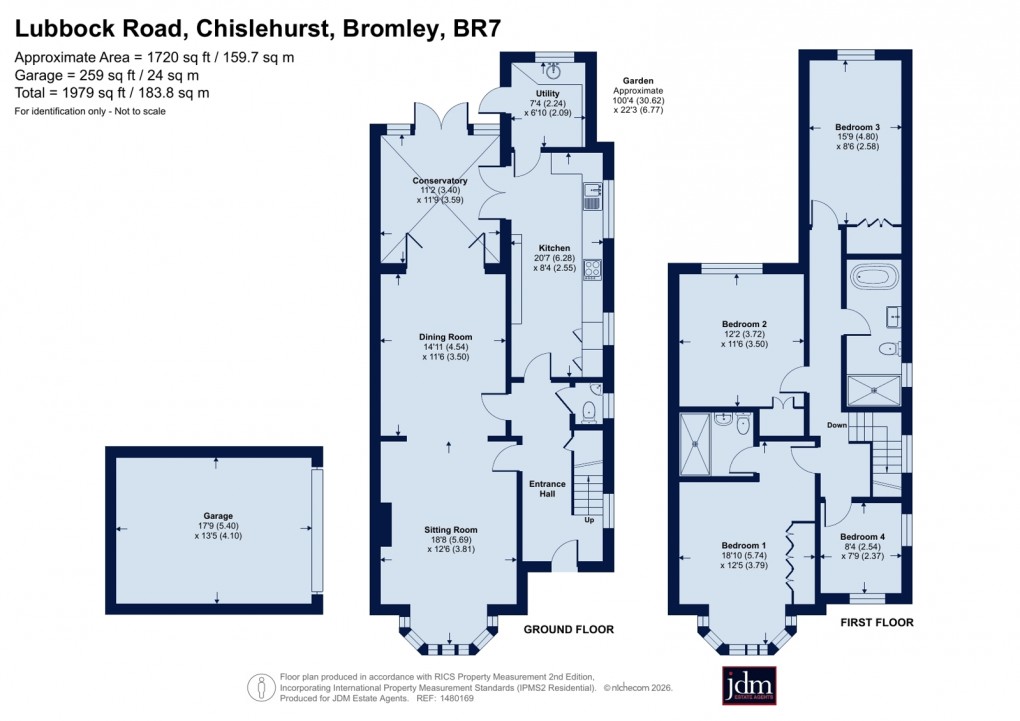 Floorplan for Chislehurst, Kent