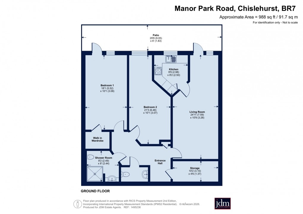 Floorplan for Chislehurst, Kent