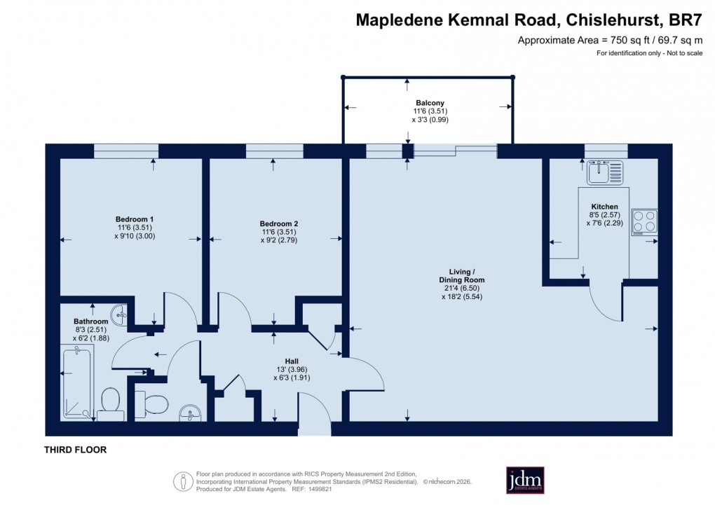 Floorplan for Chislehurst, Kent
