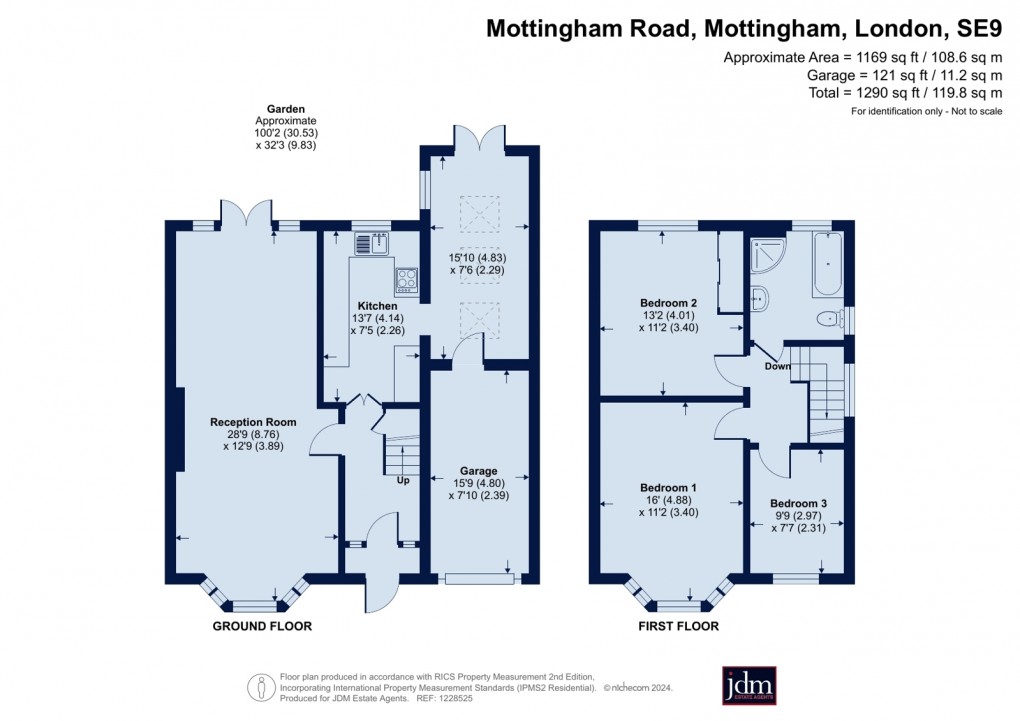 Floorplan for Mottingham, London