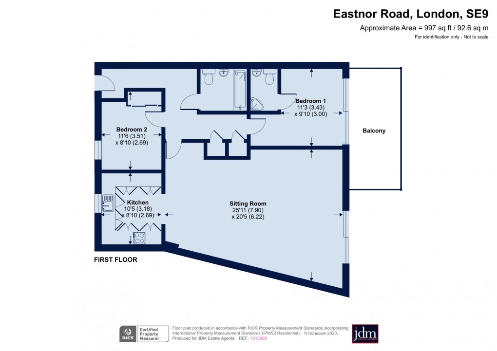 Floorplan for Eastnor Road, New Eltham, London