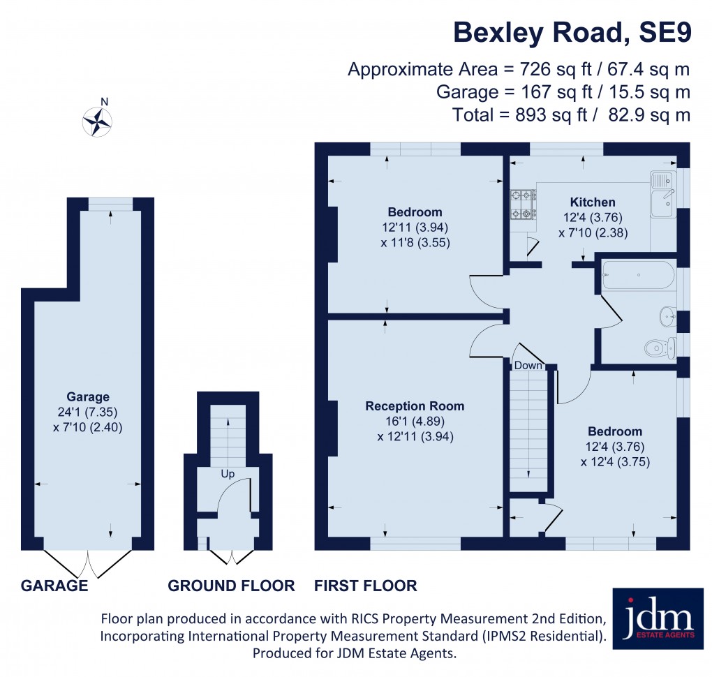 Floorplan for Bexley Road, Eltham, London