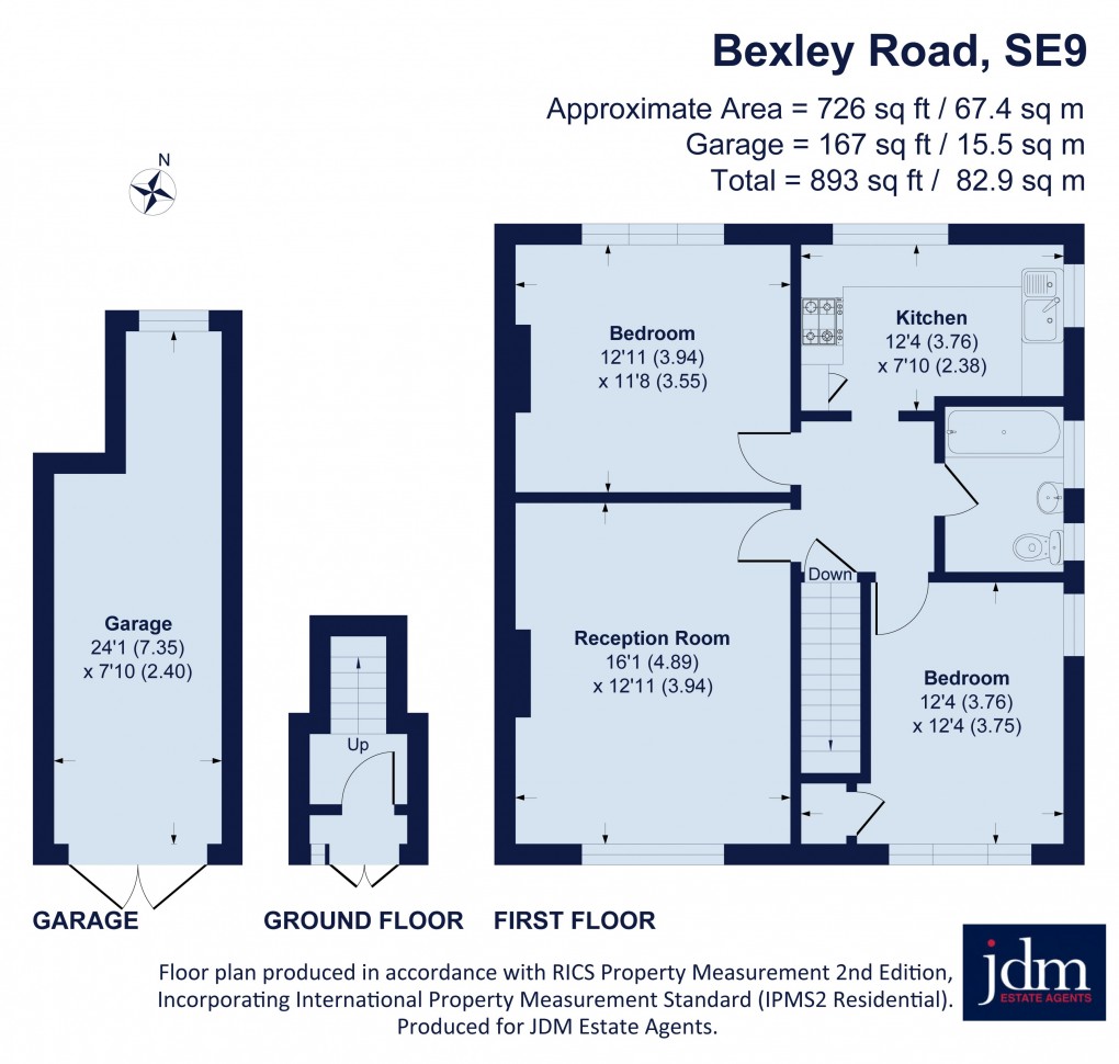 Floorplan for Bexley Road, Eltham, London