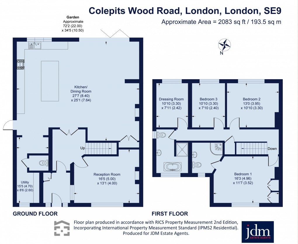 Floorplan for Colepits Wood Road, Eltham, London