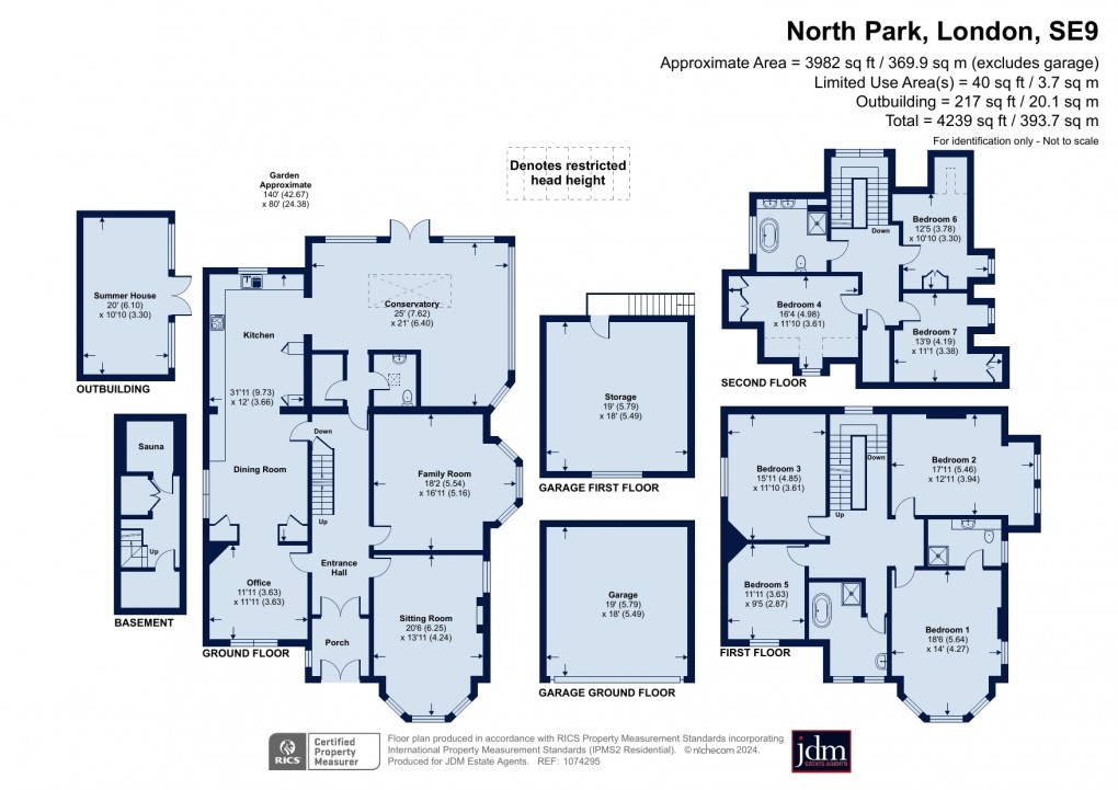 Floorplan for North Park, Eltham, London
