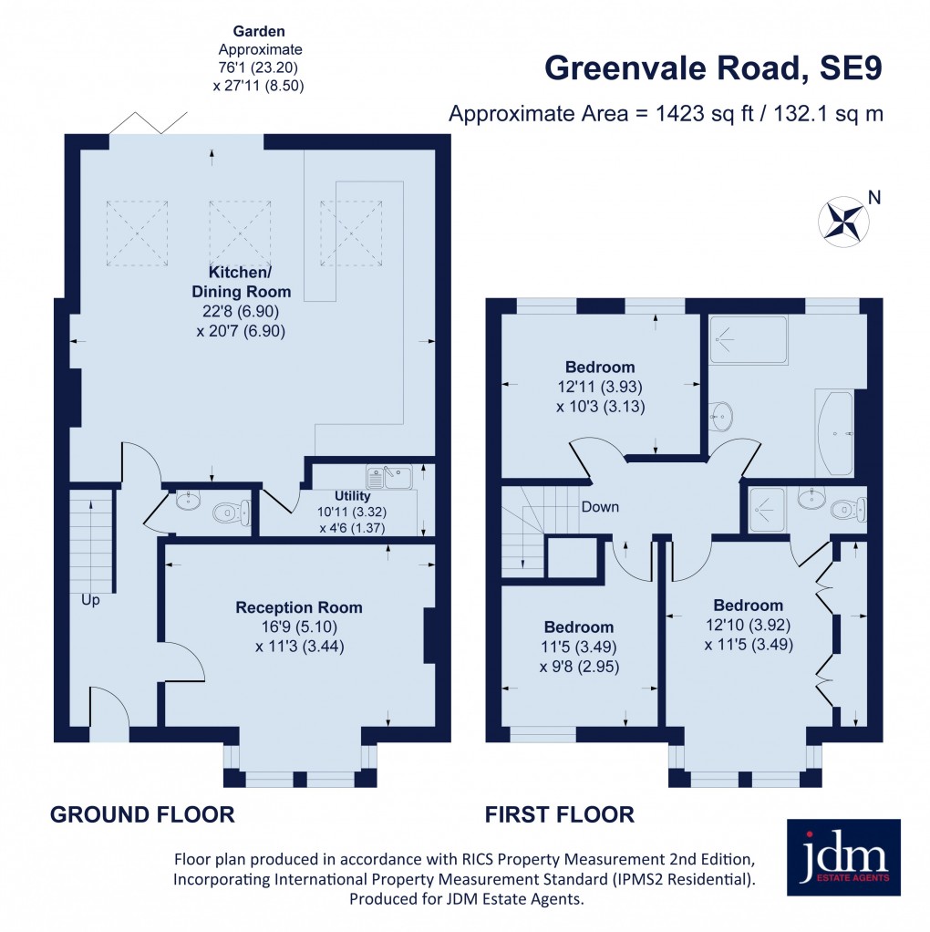 Floorplan for Greenvale Road, Eltham, London
