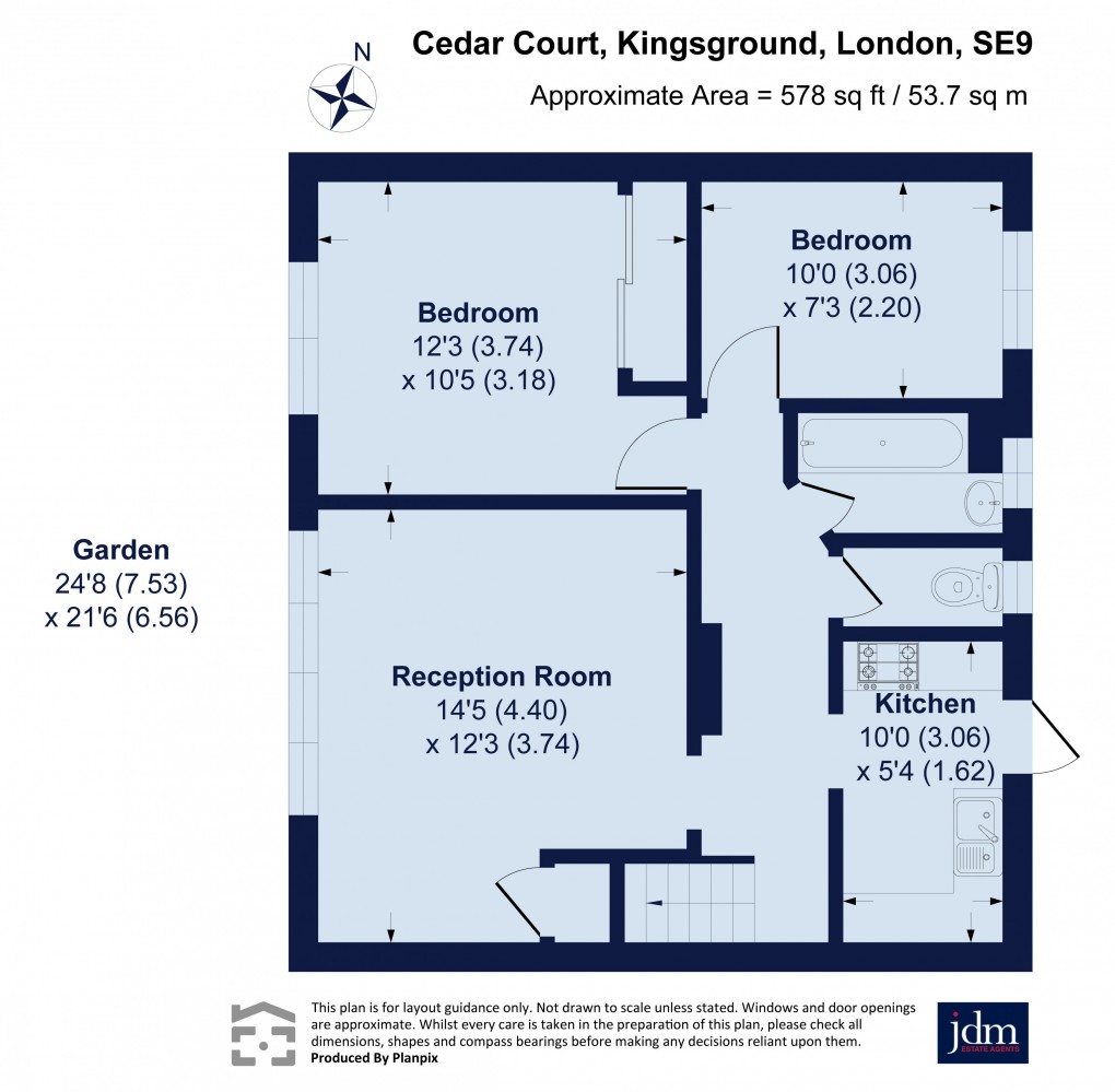 Floorplan for Kingsground, London