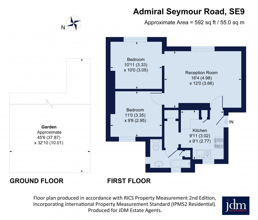 Floorplan for Admiral Seymour Road, Eltham, London