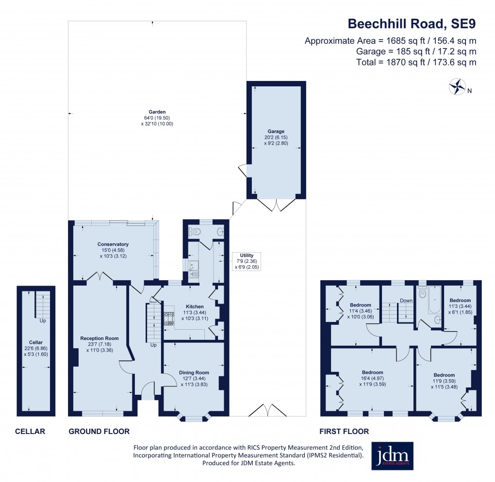 Floorplan for Beechhill Road, Eltham, London