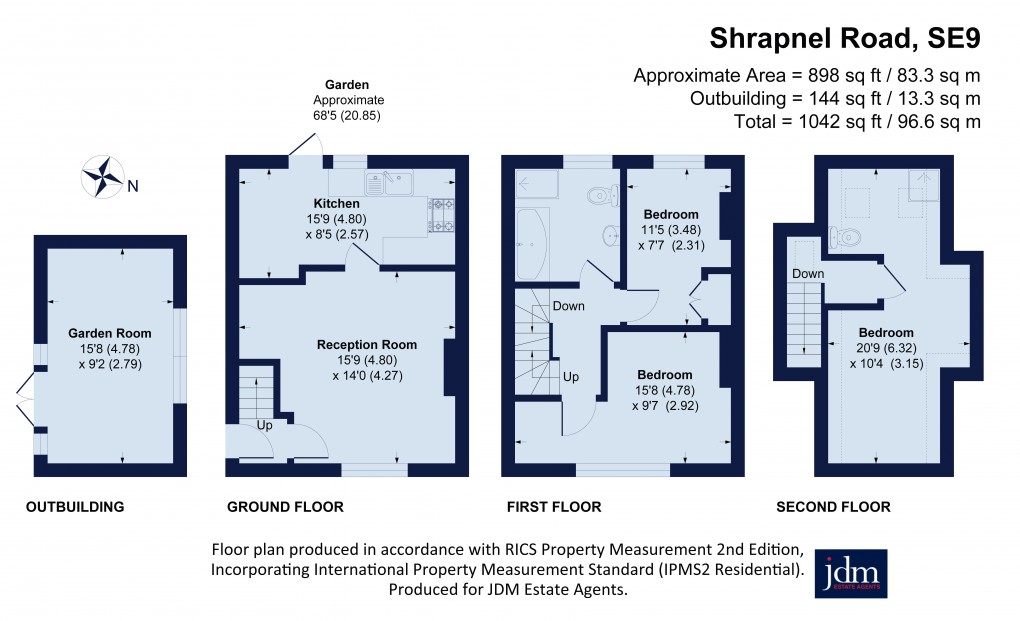 Floorplan for Shrapnel Road, Eltham, London