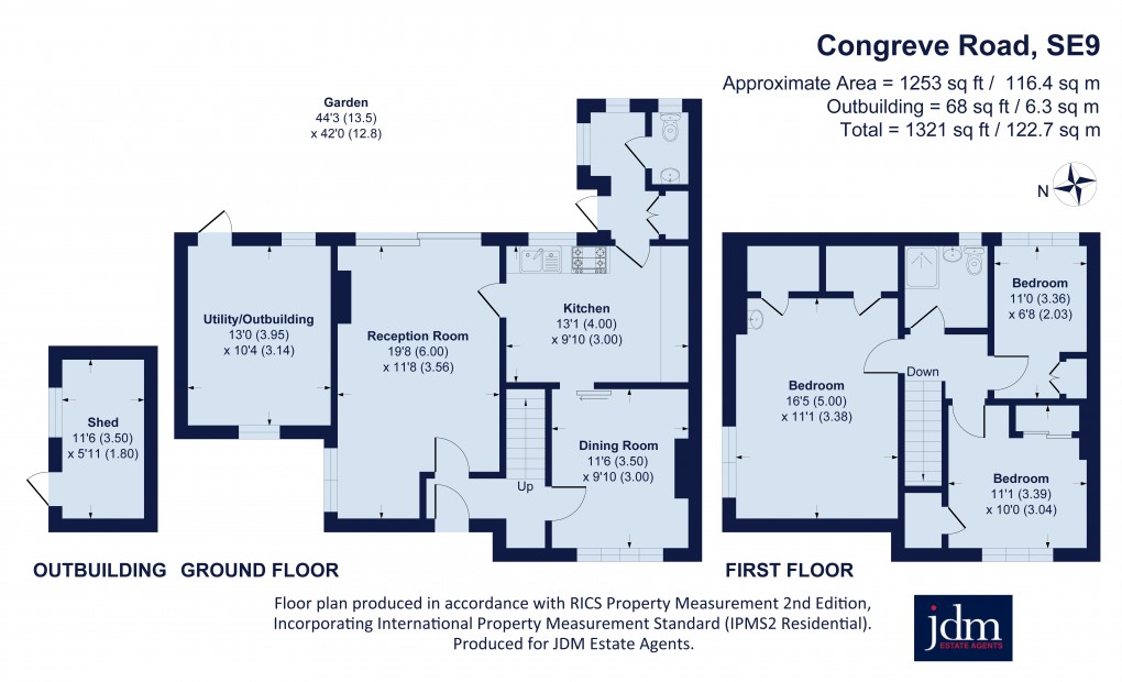 Floorplan for Congreve Road, Eltham, London