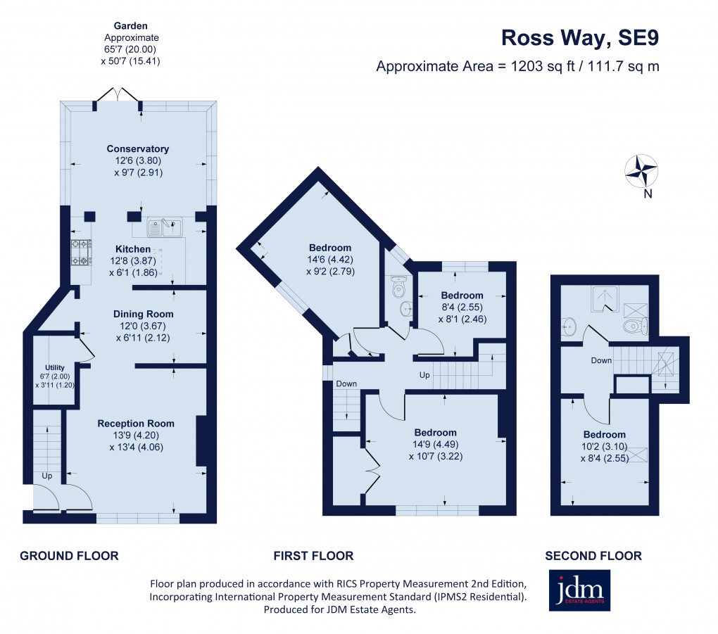 Floorplan for Ross Way, Eltham, London