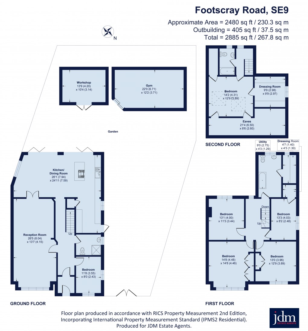 Floorplan for Footscray Road, Eltham, London