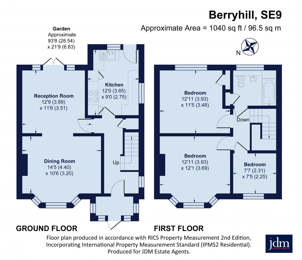 Floorplan for Berryhill, Eltham, London