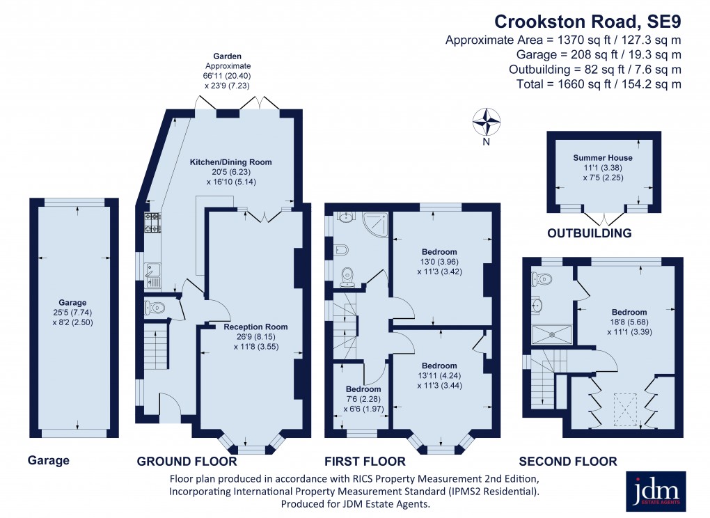 Floorplan for Crookston Road, Eltham, London