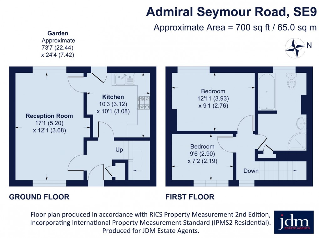 Floorplan for Admiral Seymour Road, Eltham, London