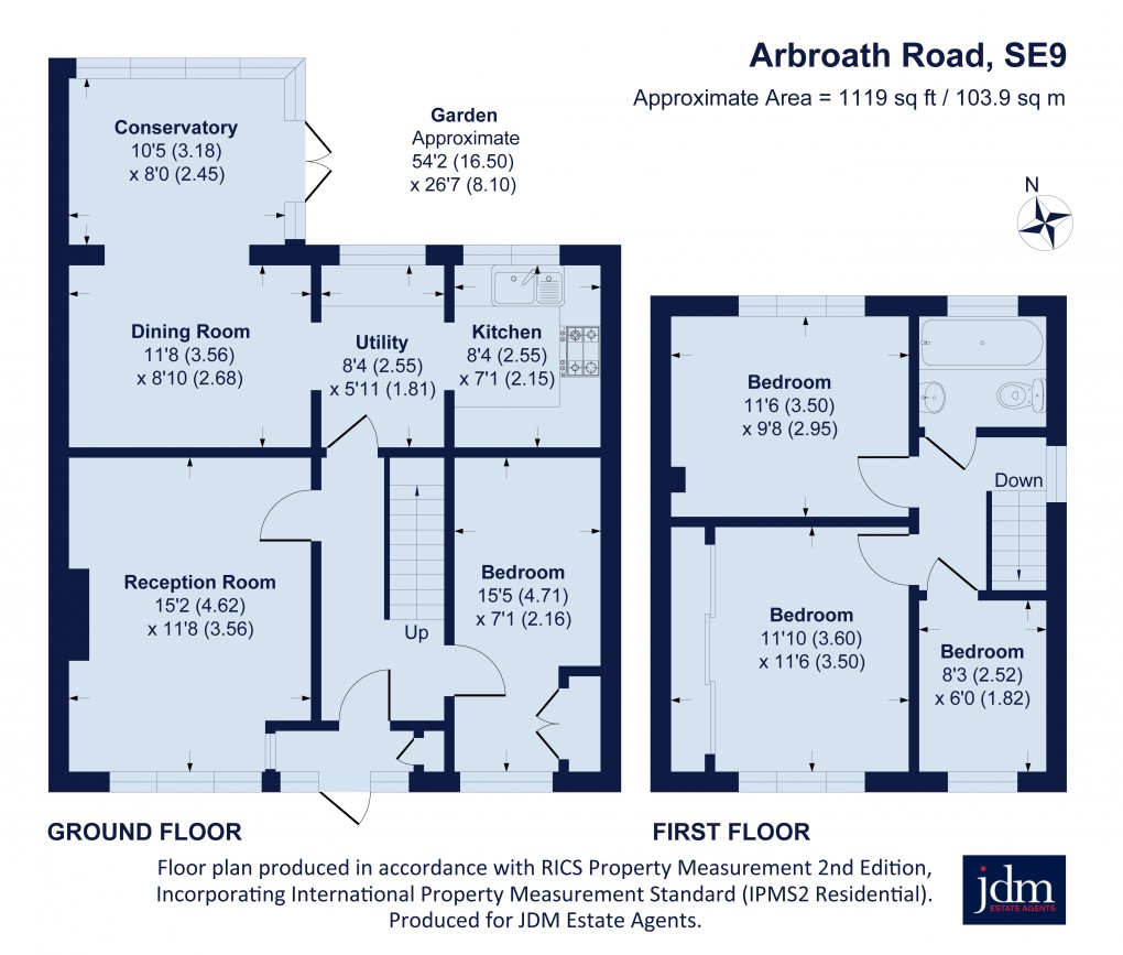 Floorplan for Arbroath Road, Eltham, London