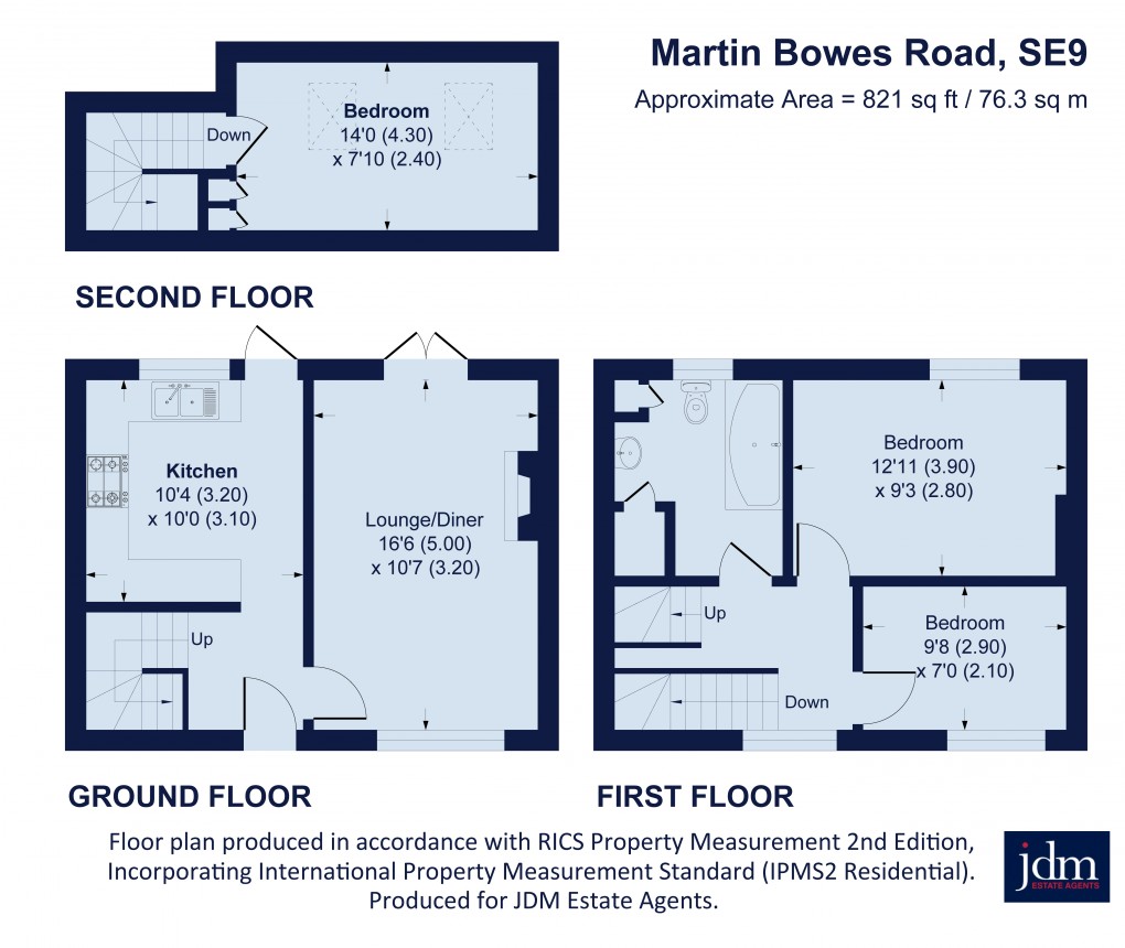 Floorplan for Martin Bowes Road, Eltham, London