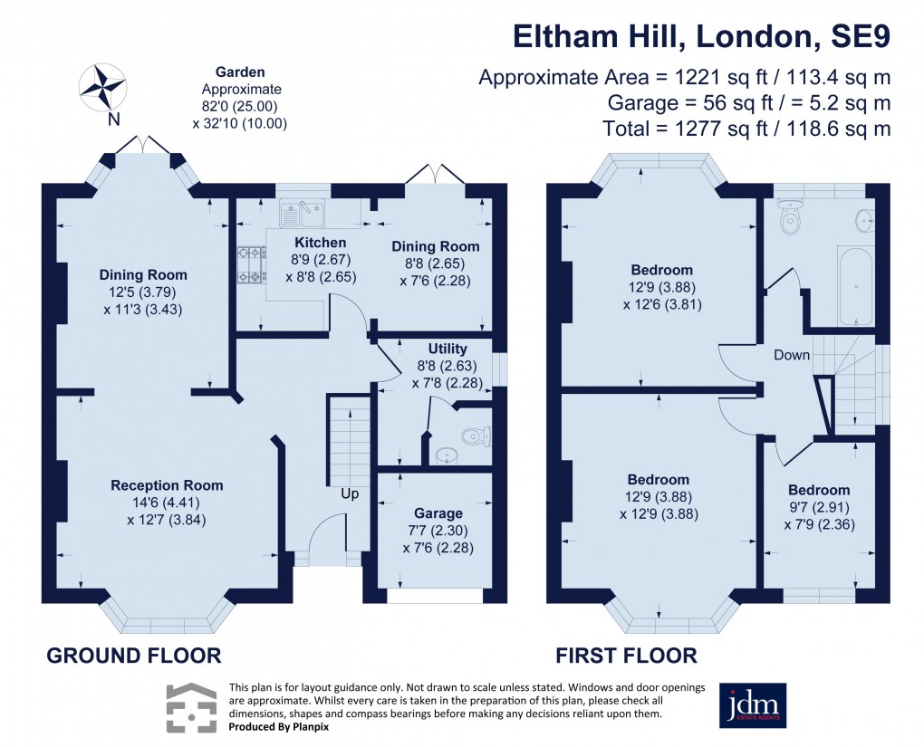 Floorplan for Eltham Hill, Eltham, London
