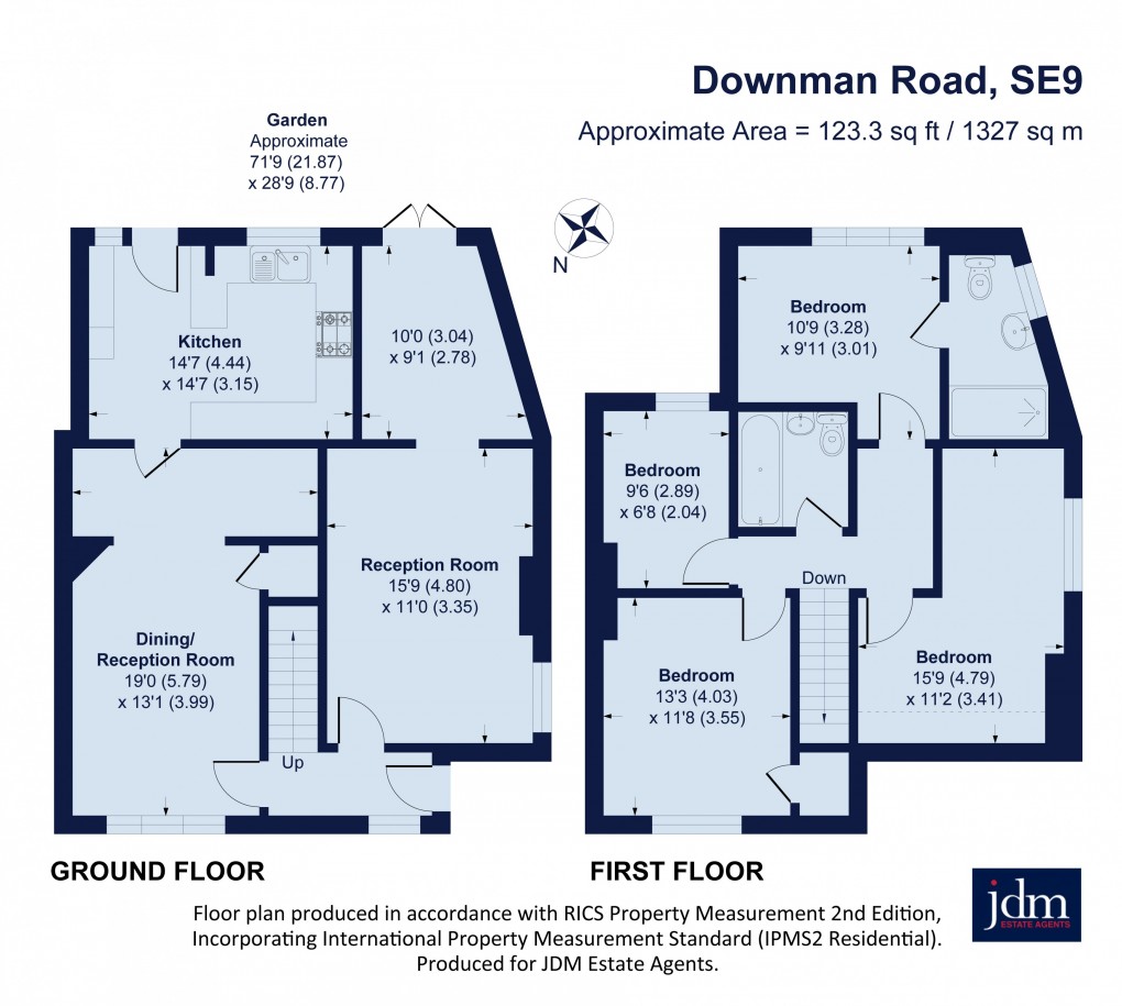 Floorplan for Downman Road, Eltham, London