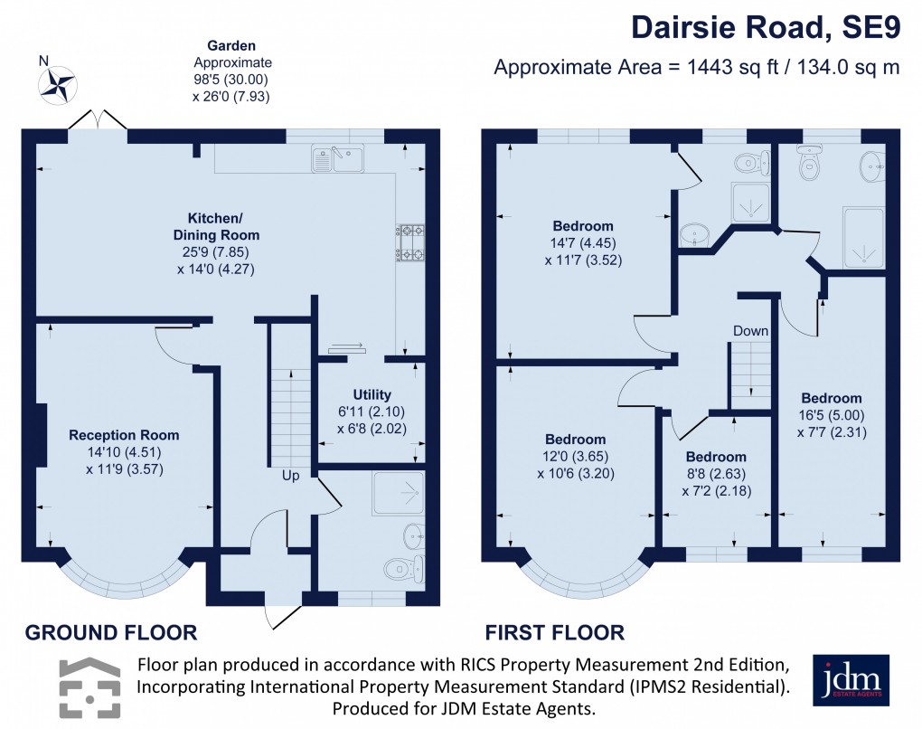 Floorplan for Dairsie Road, Eltham, London
